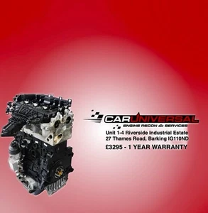 2.0 Peugeot 508 Fully Reconditioned Bare Engine S&F in EXC! 1 YEAR WARRANTY - Picture 1 of 2