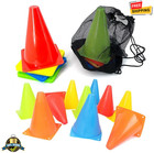 5pcs 18CM Sports Training Cones Football Road Barrier Flat Marker Cups