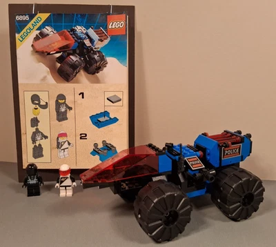 Lego Space Police I 6895 Spy Trak-1 Set (1989) - 100% Completo con Instrucciones Foto 1 de 4