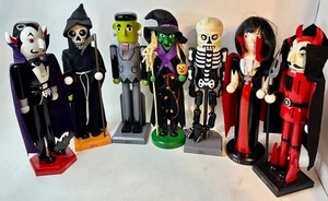 7 2011 Nutcracker Dracula/Grim Reaper/Frankenstein/Satan/Witch/Skeleton/Bride of - Picture 1 of 2