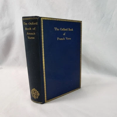 VTG 1926 The Oxford Book Of French Verse 13th - 20th Century St John Lucas HC - Image 1 of 4