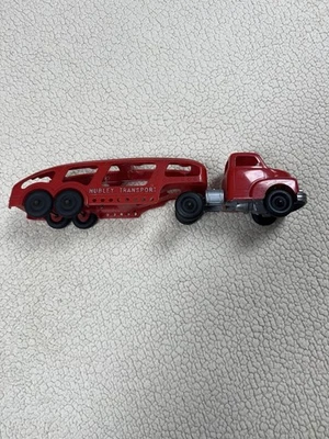 Vintage No. 353 Hubley Kiddie Toy Car Transporter Hauler - Image 1 of 4