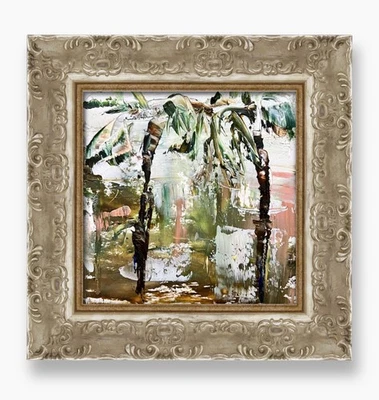 Australia Palm Mist Painting — Soft Tropical Abstract Artwork for Serene Spaces - image 1 of 4