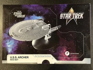 Star Trek Strange New Worlds USS Archer NCC-672 con rivista Fanhome SIGILLATO NUOVO CON SCATOLA - Foto 1 di 4