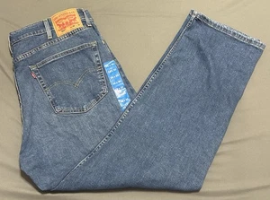 Pantalones de mezclilla azules de pierna recta 38/30 para hombre Levi’s 505 nuevos con etiquetas - Imagen 1 de 10