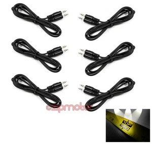 6 10FT 3.5MM M/M JACK AUX STEREO CABLE CORD IPAD IPHONE IPOD MP3 CAR ZUNE BLACK - Bild 1 von 1
