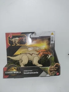 Jurassic World Rebirth Strike Attack Inostrancevia 7" Wide Dinosaur Figure NEW - Picture 1 of 5