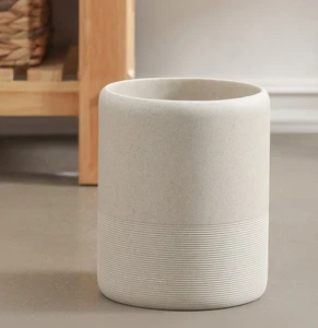 Hight Quality Polyresin Wastebasket, Garbage Receptacle Bin for Bathrooms, Po... - Picture 1 of 8