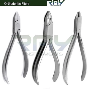 3 piezas alicates de ortodoncia alambre dental bucle de flexión que forma instrumentos dentistas - Imagen 1 de 4