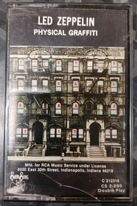 Led Zeppelin Physical Graffiti Cassette Tape 1975 Swan Song CS 2-200 - Picture 1 of 3
