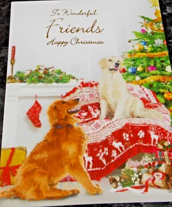 Weihnachtskarte Wonderful Friends. (F2) - Bild 1 von 3