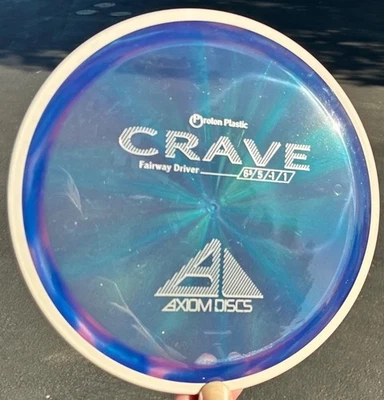 MVP Axiom Proton Crave RARE Dark Cotton-Cndy Swirl Plasma FX White-Rim Disc Golf - Image 1 of 4