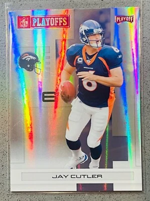 2007 Donruss Playoff Football NFL #29 Jay Cutler /125 Red Holofoil Prizm Broncos - Image 1 of 2
