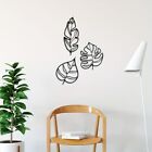 3Pcs/set 3D 3D Hollow Leaves Stickers Acrylic Wall Hanging Decal  Party Supplies
