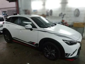 (fits mazda cx3 CX-3)full body kit painted side skirts front rear lip+spoiler - Picture 1 of 12