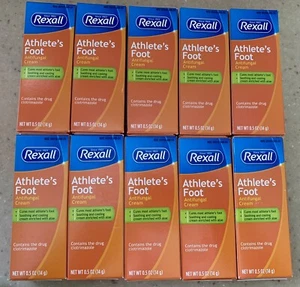 10 Pack Anti-Fungal Cream Athletes Foot, Jock Itch,Compare to Lotrimin AF 1% - Picture 1 of 4