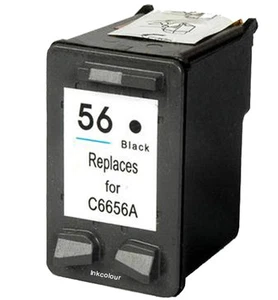 Nie-OEM Wymień czarny wkład atramentowy HP 56 Psc 1300 1310 - Zdjęcie 1 z 1