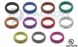 #10 AWG jauge 600 V THHN fil de cuivre solide multicolores disponible - répertorié UL
