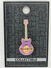 Hard Rock Cafe Ibiza Core 3D Purple Guitar Pin