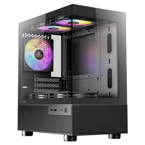 Antec CX200M RGB Elite PC Computer MID-TOWER GAMING Case Black CX200MRGBELITE - Image 1 of 4