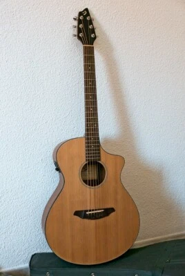 Guitarra acústica Breedlove con previo (para amplificar) y funda (MADRID)  - Imagen 1 de 4