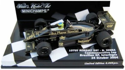 Minichamps Lotus 98T #12 Commemorative Lap Brazil 2004 - Bruno Senna 1/43 Scale - Image 1 of 2
