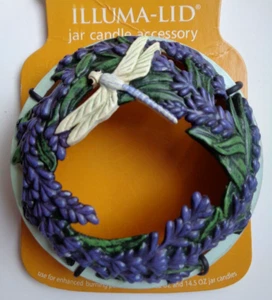 Yankee Candle Lavender Dragonfly illuma Lid Topper Rare HTF Free Shipping - Picture 1 of 3