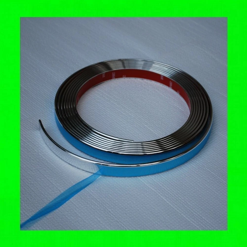 MERCURY CHROME Door Roof Trunk Fender Interior 40 FT TRIM MOLDING ROLL W/WRNTY - Image 1 of 4