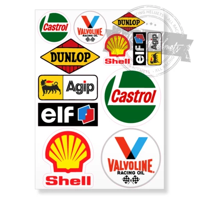 Motorsport Racing Nascar Sponsors A4 Printed Vinyl Decal Sticker High Quality - Image 1 of 4