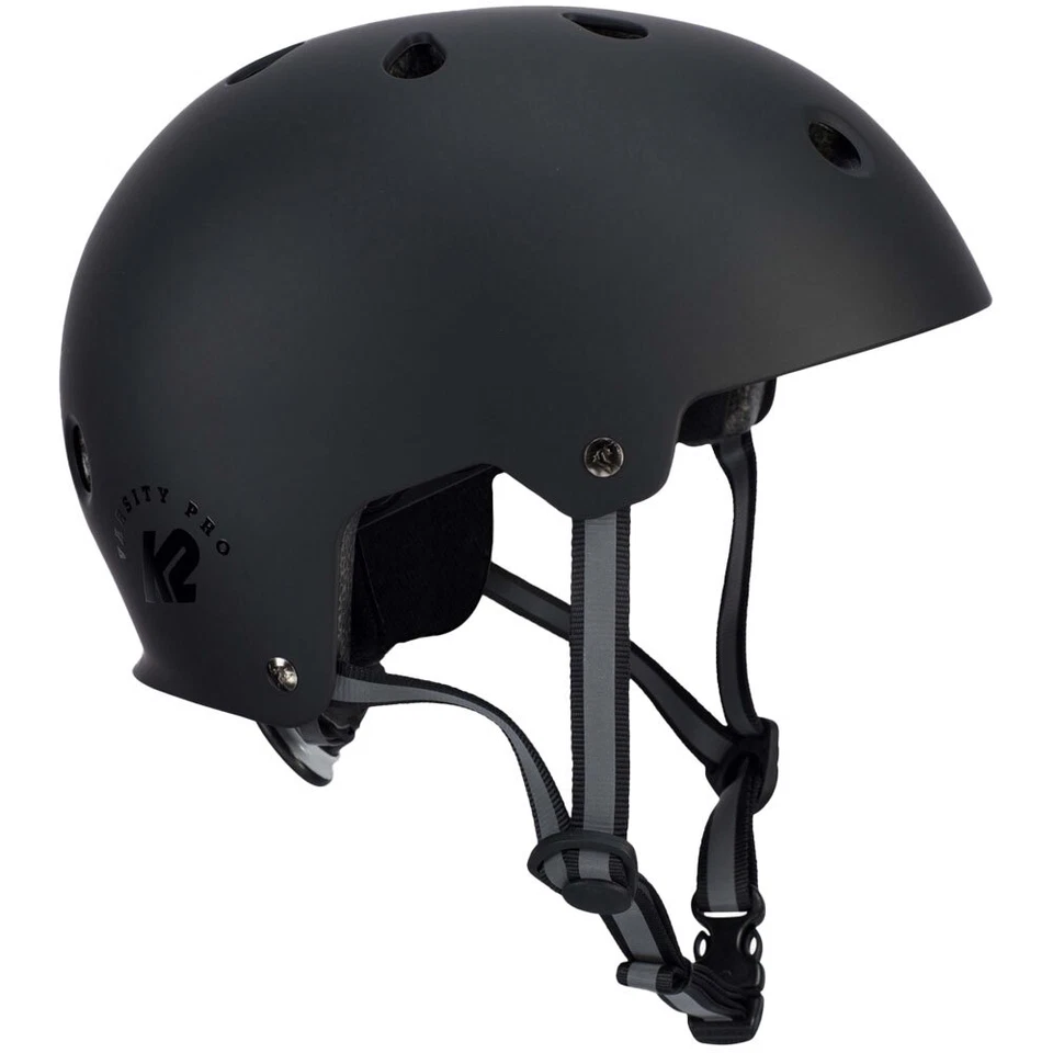 K2 Varsity Pro Unisex-Skatehelm Skater-Helm Inline-Skating Hardshell Schwarz - Bild 1 von 1