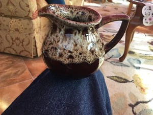 Vintage Foster's Pottery Kernewek Milk Jug/ Creamer 5”dia 12 cm 4”tall/10.5cm. - Picture 1 of 4