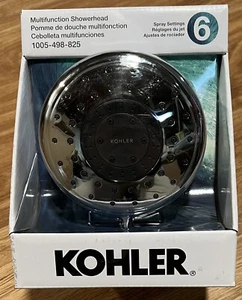 Cabezal de ducha fijo Kohler Daisyfield cromo pulido 6 patrones de pulverización - Imagen 1 de 5