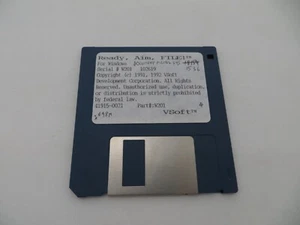 3.5" Floppy Disk Ready Aim FILE! for Windows VSoft Part #W201 computer disc - Afbeelding 1 van 3