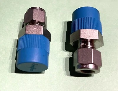 "Tubo SWAGELOK SS-600-1-8 acero inoxidable 3/8"" x 1/2"" macho NPT. Lote de 2 accesorios. Nuevo Foto 1 de 4