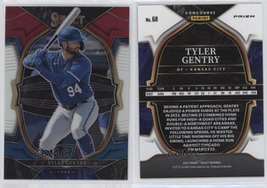 2023 Panini Select Concourse Tri-Color Prizm Tyler Gentry #68