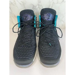 Nike Air Jordan XXXII 32 CEO Black Rapid Teal White Size 12 Men's Sneakers - Picture 1 of 11
