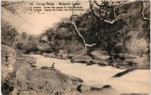 CPA Carte Postale Congo Kinshasa La Lualaba Entrée des gorges de Zilo Katanga VM - Picture 1 of 2