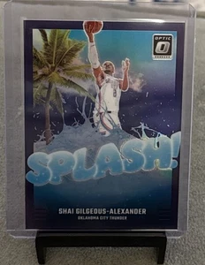 2024-25 Donruss Optic Shai Gilgeous-Alexander Splash Purple Prizm #6 Thunder MVP - Picture 1 of 3