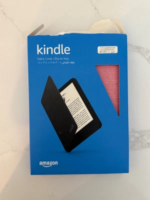 Capa de tecido dobrável rosa rosa Amazon Kindle (11ª geração) caixa aberta - Imagem 1 de 4