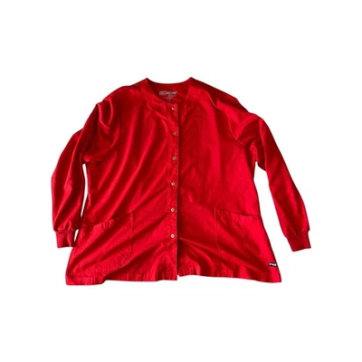 Chaqueta Médica Grey's Anatomy by Barco Roja de Uso Profesional Talla 3XL Uniforme Foto 1 de 4