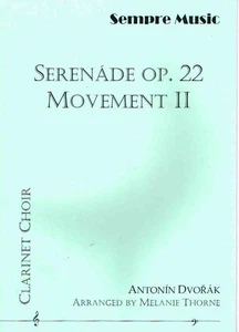 Serenade Op.22 Movement 2 for Clarinet Choir by Antonin Dvorak (SM-C166FF) - Picture 1 of 1