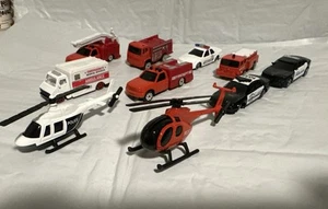 Maisto Konvolut 10 öffentliche Autos und LKW Feuerwehr & Polizeiautos Krankenwagen CE - Bild 1 von 11
