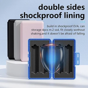 Portable M.2 Hard Drive Protection Case PP Storage Case - Photo 1/16