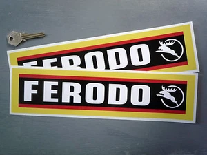 FERODO STAG STYLE 12in RACING CAR STICKERS GT40 T70 - Picture 1 of 1