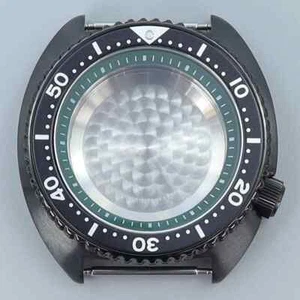 Dive Black Turtle 45mm Watche Case Sapphire Glass For Seiko NH35 Movement 10ATM - Picture 1 of 24