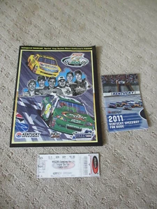 Inaugural 2011 Kentucky Quaker State 400 Race Program & Ticket Kyle Busch Win * - Picture 1 of 6