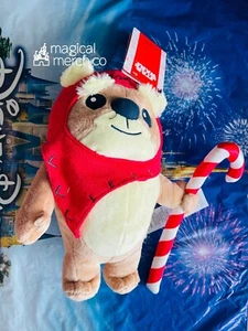 Disney Parks Star Wars Candy Cane Wicket Ewok Christmas Plush Holiday - Picture 1 of 1