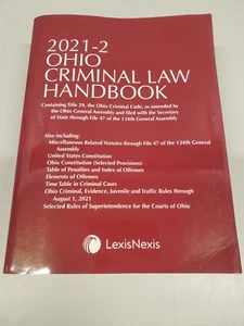 Ohio Criminal Law Handbook 2021-2 LexisNexis containing Title 29 - Picture 1 of 5