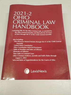 Ohio Criminal Law Handbook 2021-2 LexisNexis containing Title 29 - Image 1 of 4