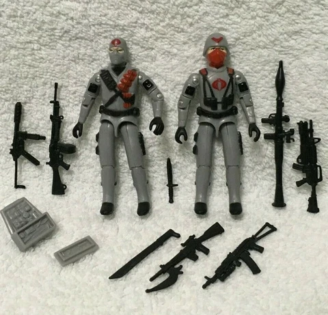 GI Joe Black Major Widow Maker Cobra Officer FireFly Lot Trooper Vintage Style Cover